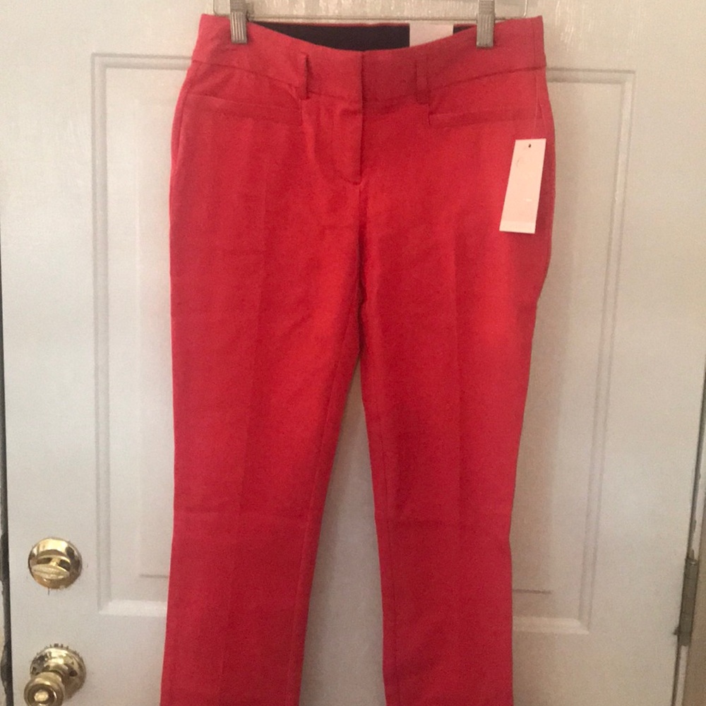Candies Red casual Audrey ankle low rise stretchy